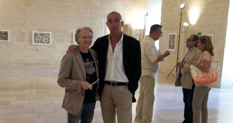 Lecce Castello Carlo V le opere di Andrea Benetti a cura del professor Toti Carpentieri, dal titolo "Astrattismo delle origini"